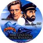 carátula cd de 20.000 Leguas De Viaje Submarino - 1954 - Custom - V3