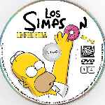 carátula cd de Los Simpson - La Pelicula - Region 1-4 - V2