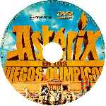 carátula cd de Asterix En Los Juegos Olimpicos - Custom - V2