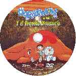 carátula cd de Doraemon Y El Pequeno Dinosaurio