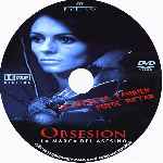 carátula cd de Obsesion - La Marca Del Asesino - Custom - V2