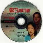 cartula cd de Greys Anatomy - Temporada 03 - Disco 03 - Region 1-4