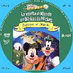 carátula cd de La Vuelta Al Mundo En 80 Dias De Mickey - Explora El Mundo - Custom