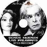 carátula cd de Donde Mueren Las Palabras - Custom