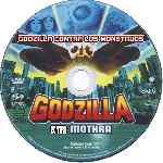 carátula cd de Godzilla Contra Los Monstruos - 1992 - Custom
