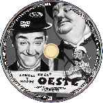 carátula cd de Laurel Y Hardy En El Oeste - Custom - V2