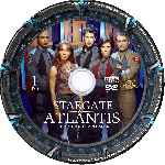 carátula cd de Stargate Atlantis - Temporada 01 - Disco 01 - Custom - V2