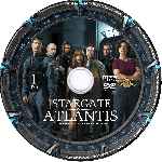 carátula cd de Stargate Atlantis - Temporada 02 - Disco 01 - Custom - V2