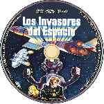 carátula cd de Los Invasores Del Espacio - Custom