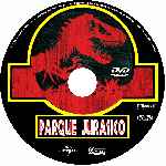 carátula cd de Jurassic Park - Parque Jurasico - Custom