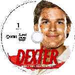 carátula cd de Dexter - Temporada 02 - Disco 01 - Custom