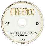carátula cd de La Guerra De Troya - Grandes Clasicos Del Cine Epico