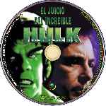 carátula cd de El Juicio Del Increible Hulk - 1989 - Custom