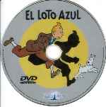 carátula cd de Las Aventuras De Tintin - El Loto Azul