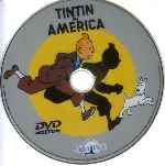 carátula cd de Las Aventuras De Tintin - Tintin En America