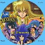 carátula cd de Saint Seiya - Los Caballeros Del Zodiaco - Hades - La Saga Del Santuario - 02 -