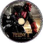 carátula cd de Hellboy 2 - El Ejercito Dorado - Custom - V02