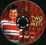 carátula cd de Two And A Half Men - Temporada 01 - Disco 04 - Region 4