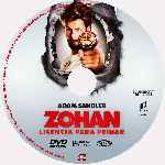 cartula cd de Zohan - Licencia Para Peinar - Custom - V03