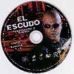 carátula cd de El Escudo - Temporada 03 - Disco 01 - Region 4