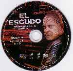 carátula cd de El Escudo - Temporada 03 - Disco 02 - Region 4