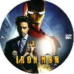 carátula cd de Iron Man - 2008 - Custom - V07