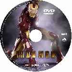 carátula cd de Iron Man - 2008 - Custom - V08