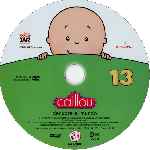 cartula cd de Caillou - Volumen 13 - Descubre El Mundo