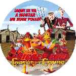 carátula cd de Chicken Run - Evasion En La Granja - Custom