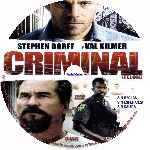 carátula cd de Criminal - 2008 - Custom - V2