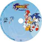 carátula cd de Sonic X - Hedgehog - La Pelicula - Custom