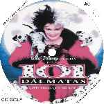 carátula cd de 101 Dalmatas - Mas Vivos Que Nunca - Custom