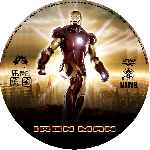 carátula cd de Iron Man - 2008 - Custom - V10