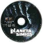 carátula cd de El Planeta De Los Simios - 2001 - Region 4