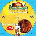 carátula cd de El Maravilloso Mundo De Los Animales - Volumen 24 - Las Hormigas - Custom