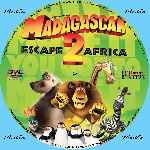 carátula cd de Madagascar 2 - Custom - V3