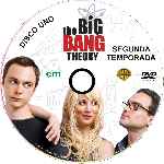 carátula cd de The Big Bang Theory - Temporada 02 - Disco 01 - Custom