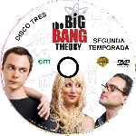 cartula cd de The Big Bang Theory - Temporada 02 - Disco 03 - Custom