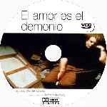 carátula cd de El Amor Es El Demonio - Custom