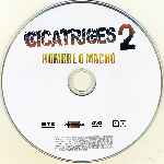 carátula cd de Cicatrices 2 - Hombre O Macho - Custom - V2
