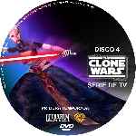 carátula cd de Star Wars - The Clone Wars - Temporada 01 - Disco 04 - Custom