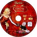 carátula cd de Barbie En Un Cuento De Navidad - Custom - V2