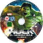 carátula cd de El Increible Hulk - 2008 - Custom - V02