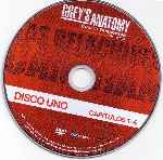 cartula cd de Greys Anatomy - Temporada 04 - Disco 01 - Region 1-4