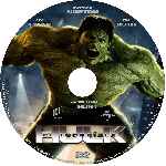 carátula cd de El Increible Hulk - 2008 - Custom - V08