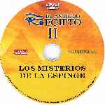 carátula cd de Canal De Historia - El Antiguo Egipto Ii - 10 - Los Misterios De La Esfinge - Cu