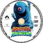 carátula cd de Monstruos Contra Alienigenas - Custom