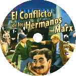 carátula cd de Los Hermanos Marx - El Conflicto De Los Hermanos Marx - Custom - V3