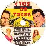 carátula cd de 4 Tios De Texas - Custom - V2