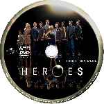 carátula cd de Heroes - Temporada 02 - Disco 02 - Custom - V3